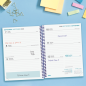 Agenda scolaire Finocam Diva 26/27 - Vue hebdomadaire horizontale - 4e format - 155 x 212 mm - Couverture cartonnée lignée - Pap