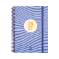Agenda scolaire Finocam Diva 26/27 en catalan - Vue hebdomadaire horizontale - 4e format - 155 x 212 mm - Couverture cartonnée l