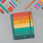 Agenda scolaire Finocam Diva 26/27 - 1 jour par page - 4e format - 155 x 212 mm - Couverture cartonnée lignée - Papier 80 g/m² -