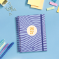 Agenda scolaire Finocam Diva 26/27 - 1 jour par page - 4e format - 155 x 212 mm - Couverture cartonnée lignée - Papier 80 g/m² -
