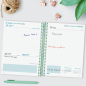 Agenda scolaire Finocam Diva 26/27 en catalan - 1 jour par page - 4e format - 155 x 212 mm - Couverture cartonnée lignée - Papie