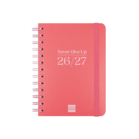 Agenda scolaire Finocam Cosmo Flex 26/27 - Vue hebdomadaire horizontale - Format 8vo - 120 x 169 mm - Couverture en polypropylèn