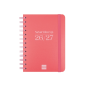 Agenda scolaire Finocam Cosmo Flex 26/27 - Vue hebdomadaire horizontale - Format 8vo - 120 x 169 mm - Couverture en polypropylèn
