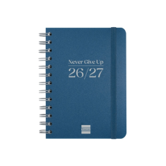 Agenda scolaire Finocam Cosmo Flex 26/27 - Vue hebdomadaire horizontale - Format 8° - 120 x 169 mm - Couverture en polypropylène