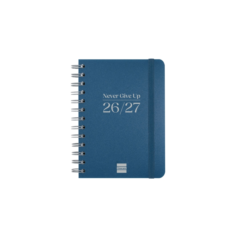 Agenda scolaire Finocam Cosmo Flex 26/27 - Vue hebdomadaire horizontale - Format 8° - 120 x 169 mm - Couverture en polypropylène