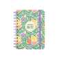 Agenda scolaire Finocam Cosmo Cart 26/27 en catalan - Vue hebdomadaire horizontale - Format 8º - 120 x 169 mm - Couverture carto