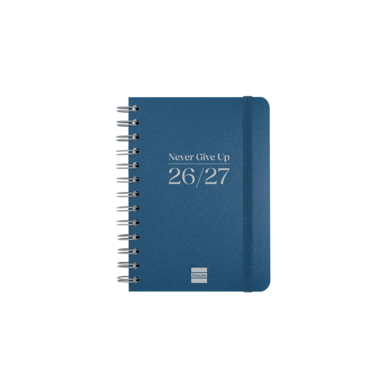 Agenda scolaire Finocam Cosmo Flex 26/27 en catalan - Vue hebdomadaire horizontale - Format 8vo - 120 x 169 mm - Couverture en p