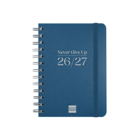 Agenda scolaire Finocam Cosmo Flex 26/27 en catalan - Vue hebdomadaire horizontale - Format 8vo - 120 x 169 mm - Couverture en p