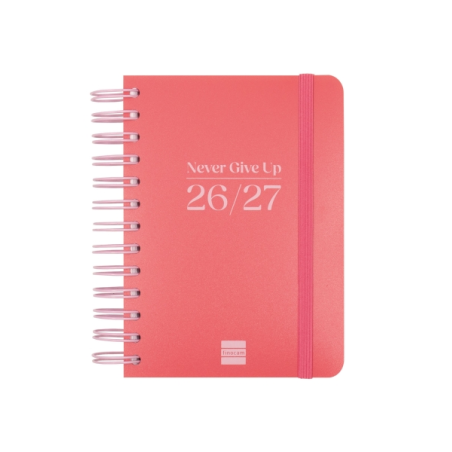 Agenda scolaire Finocam Cosmo Flex 26/27 - 1 jour par page - Format 8º - 120 x 169 mm - Couverture en polypropylène - Papier 80