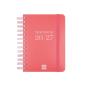 Agenda scolaire Finocam Cosmo Flex 26/27 - 1 jour par page - Format 8º - 120 x 169 mm - Couverture en polypropylène - Papier 80