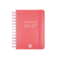Agenda scolaire Finocam Cosmo Flex 26/27 en catalan - 1 jour par page - Format 8vo - 120 x 169 mm - Couverture en polypropylène