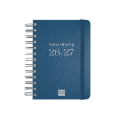 Agenda scolaire Finocam Cosmo Flex 26/27 en catalan - 1 jour par page - Format 8vo - 120 x 169 mm - Couverture en polypropylène