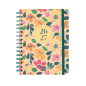 Agenda scolaire Finocam Cosmo Cart 26/27 en catalan - Vue hebdomadaire horizontale - 4e format - 155 x 212 mm - Couverture carto