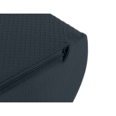 Repose-pieds de bureau Leitz Ergo Cozy - Favorise une posture saine - Améliore la circulation - Housse lavable - À utiliser avec