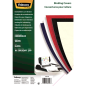 Fellowes Lot de 100 papiers de couverture arrière pour documents – A4 – Finition brillante – 250 g – Certification FSC