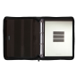 Porte-documents portable Finocam Série 00 J964 - Anneaux 4 x 16 mm - Fermeture éclair - Format A4 (210 x 297 mm) - Bloc-notes -