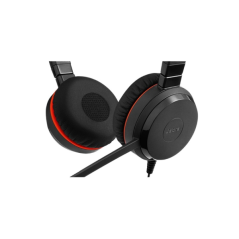 Casque Jabra Evolve 30 II MS avec microphone - Connectivité USB/3,5 mm - Suppression passive du bruit - Certifié Microsoft - Ban