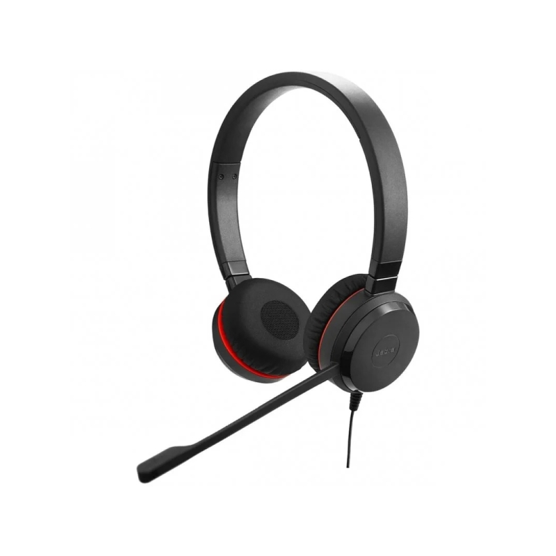 Casque Jabra Evolve 30 UC avec microphone - Connectivité USB flexible ou 3,5 mm - Suppression du bruit - Bandeau réglable - Comm