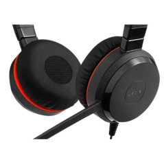 Casque Jabra Evolve 30 UC avec microphone - Connectivité USB flexible ou 3,5 mm - Suppression du bruit - Bandeau réglable - Comm