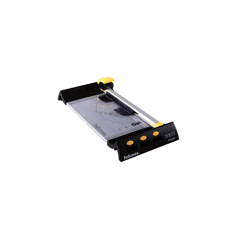 Cisaille à rouleau Fellowes pour usage modéré - Longueur de coupe 380 mm - Capacité de coupe pour 10 feuilles (80 Gr) - Mécanism