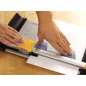 Cisaille à rouleau Fellowes pour usage modéré - Longueur de coupe 380 mm - Capacité de coupe pour 10 feuilles (80 Gr) - Mécanism