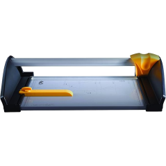 Fellowes Atom Cizalla de Papel - Formato A3 - Pinza - Antideslizante - Guias de Corte - Cuchilla Autoafilable - Capacidad de Cor