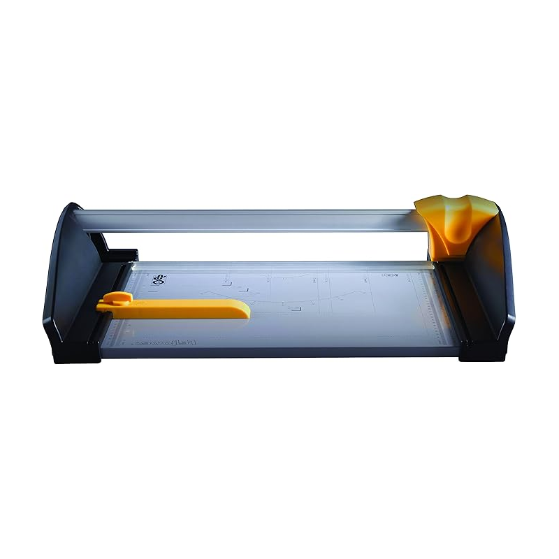 Fellowes Atom Cizalla de Papel - Formato A3 - Pinza - Antideslizante - Guias de Corte - Cuchilla Autoafilable - Capacidad de Cor
