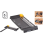 Fellowes Neutrino Cizalla de Papel - Formato A5 - Pinza - Brazo Extensible - Guias de Corte - Cuchilla Autoafilable - Capacidad