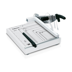 Fellowes Astro Guillotina de Papel - Formato A4 - Base Metalica - Protector Transparente - Corte Ajustable - Seguro Automatico -