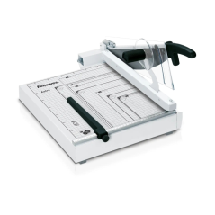 Fellowes Astro Guillotina de Papel - Formato A4 - Base Metalica - Protector Transparente - Corte Ajustable - Seguro Automatico -