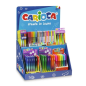 Carioca Fiorella Display Comprend 5 OOPS Easy Blister de 3 unités Bleu Rouge, 7 OOPS Easy Blister de 6 unités, 7 Fiorella Métall