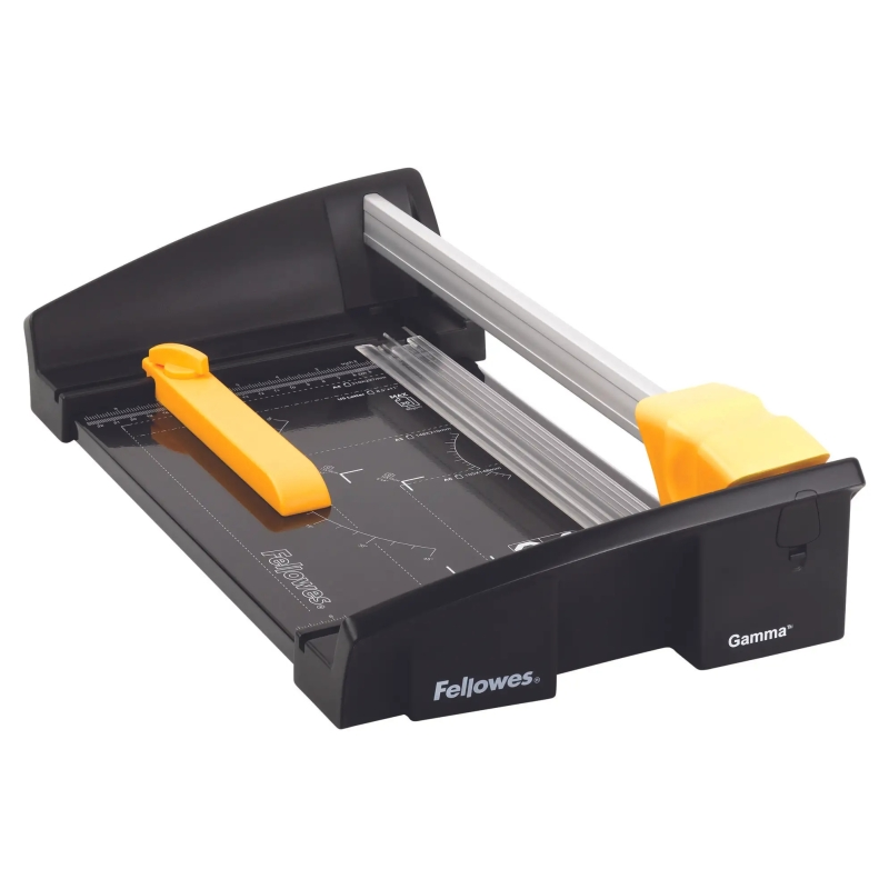 Fellowes Gamma Cizalla de Papel - Formato A3 - Pinza - Brazo Extensible - Guias de Corte - Cuchilla Autoafilable - Capacidad de