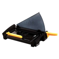 Fellowes Coupe-papier avec lame en acier inoxydable - Capacité de coupe 20 feuilles - Guides de coupe aux formats Din - Base en