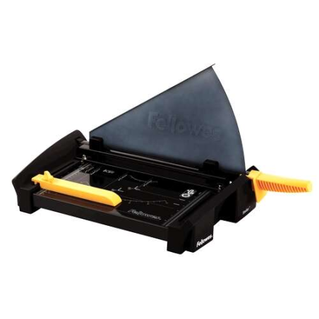 Fellowes Coupe-papier avec lame en acier inoxydable - Capacité de coupe 20 feuilles - Guides de coupe aux formats Din - Base en