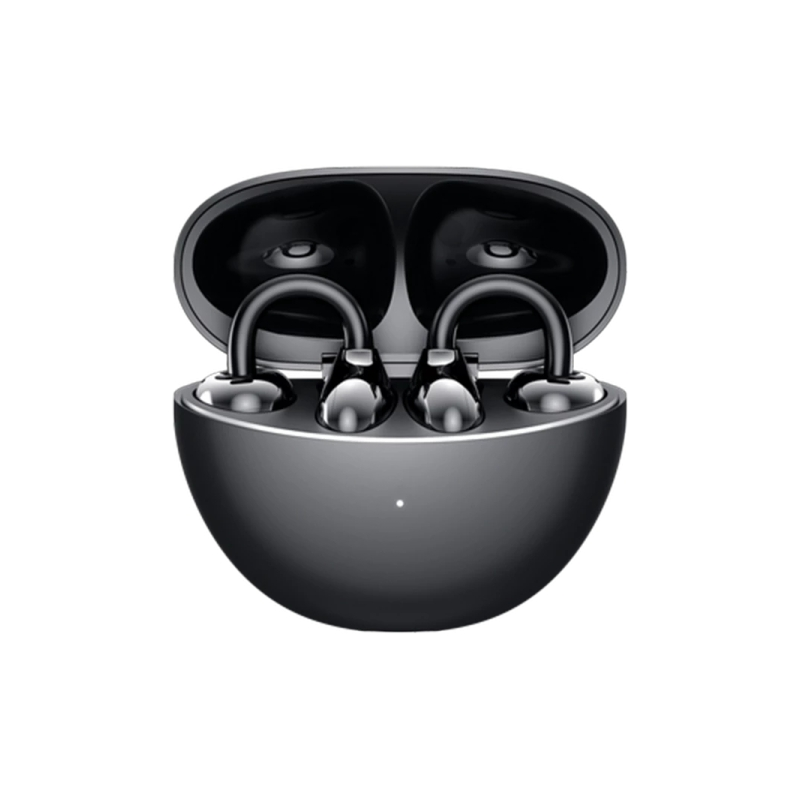 Écouteurs sans fil Honor Earbuds Clip - Pont en arc en titane - Bluetooth 5.3 - Réduction du bruit - Noir