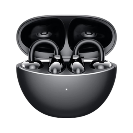 Écouteurs sans fil Honor Earbuds Clip - Pont en arc en titane - Bluetooth 5.3 - Réduction du bruit - Noir