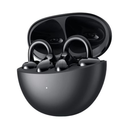 Écouteurs sans fil Honor Earbuds Clip - Pont en arc en titane - Bluetooth 5.3 - Réduction du bruit - Noir