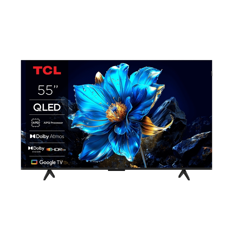 Téléviseur intelligent TCL 55P7K 55" QLED UltraHD 4K HDR - Google TV - Wi-Fi - Dolby Atmos - Dolby Vision - Accélérateur de jeu