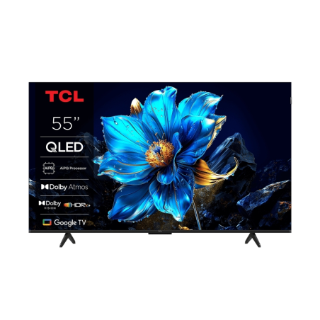 Téléviseur intelligent TCL 55P7K 55" QLED UltraHD 4K HDR - Google TV - Wi-Fi - Dolby Atmos - Dolby Vision - Accélérateur de jeu