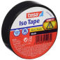Ruban Isolant Tesa 19 mm x 20 m - En PVC - Pour réparer, isoler et regrouper tous types de câbles électriques - Couleur Noir