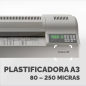 Fellowes Proteus Plastificadora A3 - Uso en Caliente y Frio - 6 Rodillos - Temperatura y Velocidad Regulable - Fundas hasta 250