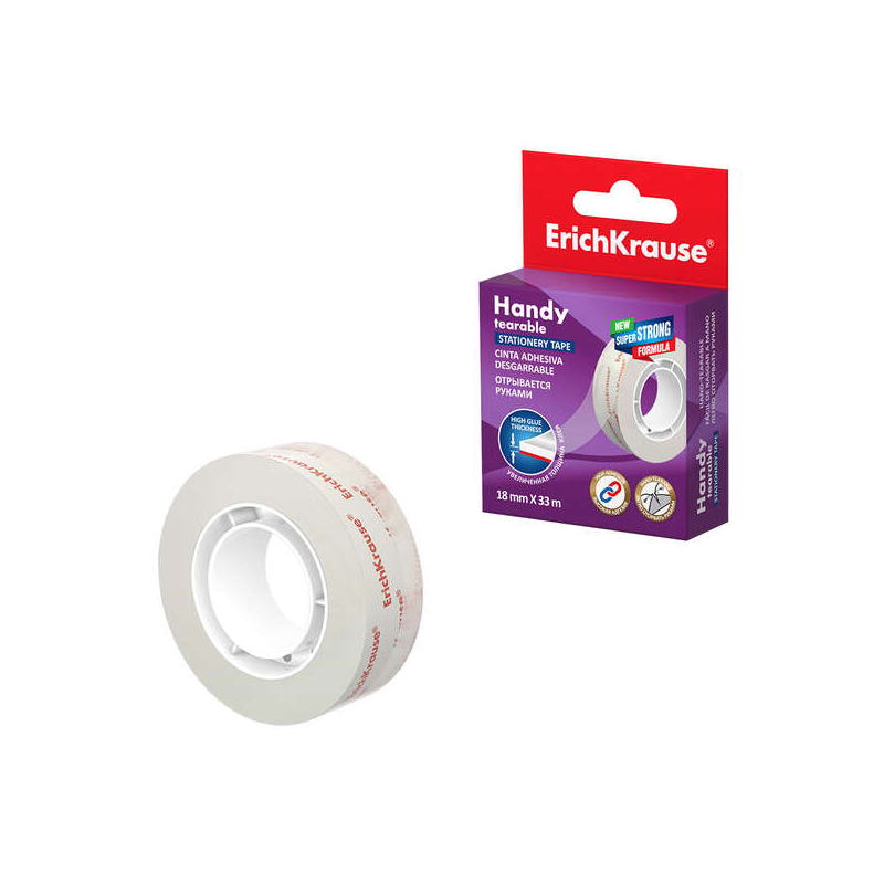 Erichkrause Easy Tear Ruban adhésif pratique 18 ? 33 ?