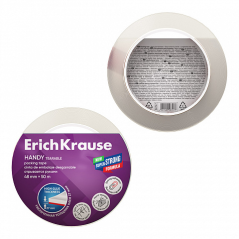 Erichkrause Handy Seal Tape - 48mmx50m - Résistant et Durable - Couleur Transparente