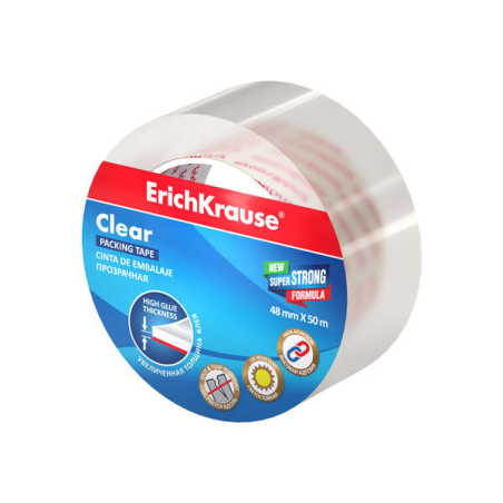 Erichkrause Ruban D'Étanchéité Clair - 48mmx50m - Transparent