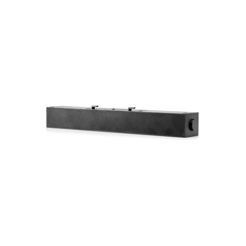 Barre de son HP S101 pour moniteur - 2,5 W RMS - Connexion USB Plug and Play - Réponse en fréquence : 140 Hz - 20 kHz - Entrée l
