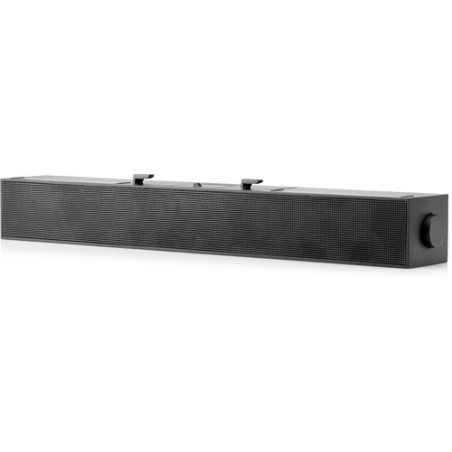 Barre de son HP S101 pour moniteur - 2,5 W RMS - Connexion USB Plug and Play - Réponse en fréquence : 140 Hz - 20 kHz - Entrée l