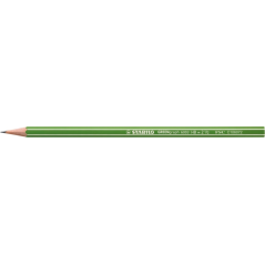 Coffret Stabilo GREENgraph avec 60 crayons graphite - Mine HB 2,2 mm - Bois 100 % issu de forêts gérées durablement - Corps vert