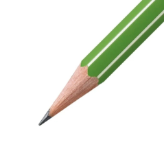 Coffret Stabilo GREENgraph avec 60 crayons graphite - Mine HB 2,2 mm - Bois 100 % issu de forêts gérées durablement - Corps vert