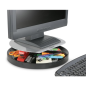 Kensington Smartfit Swivel Stand - Organiseur rotatif - Prend en charge les écrans jusqu'à 18,5 kg - Réglable en hauteur - Gris
