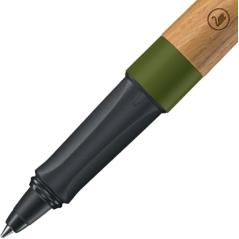 Présentoir Stabilo Grow avec 12 stylos - Largeur de trait : 0,5 mm - Poignée ergonomique en bioplastique - Rechargeable - Bois c